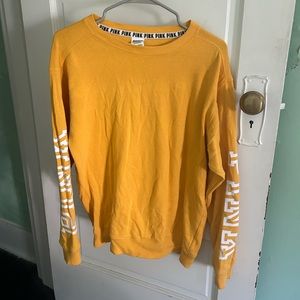 Mustard/Gold PINK Crewneck